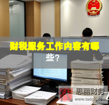 財稅服務(wù)工作內(nèi)容有哪些？