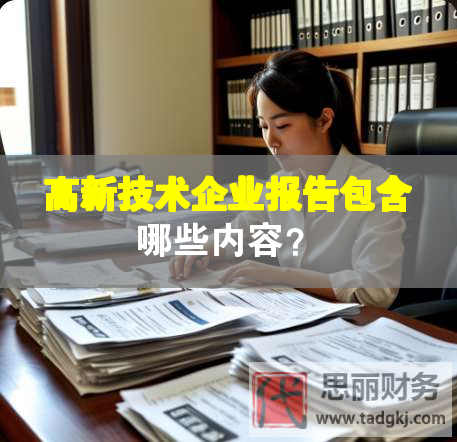 高新技術企業報告包含哪些內容？