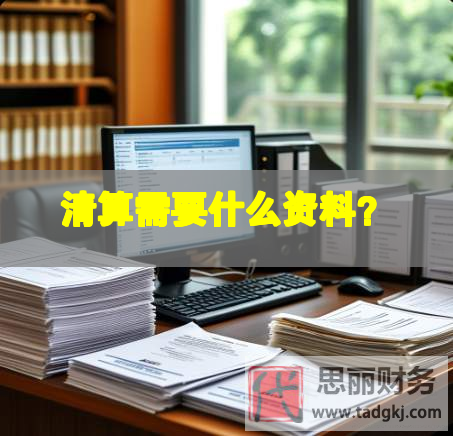 清算需要什么資料？